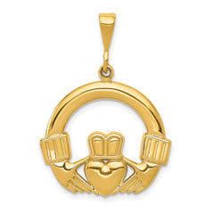 14k Claddagh Pendant - 5