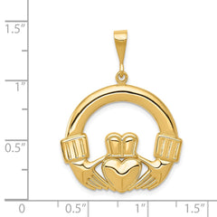 14k Claddagh Pendant - 3