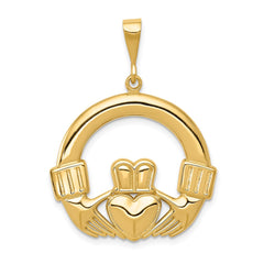 14k Claddagh Pendant - 3