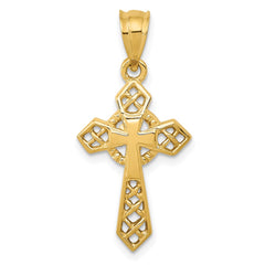 14k Celtic Cross Pendant - 18