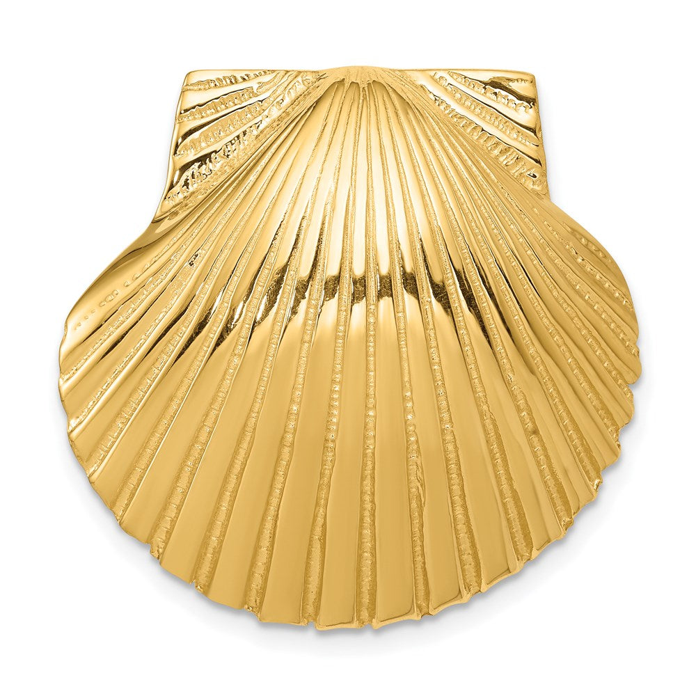 14K Fits Up To 8mm and 10mm Medium Scallop Shell Slide - 2