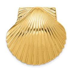 14K Fits Up To 8mm and 10mm Medium Scallop Shell Slide - 2