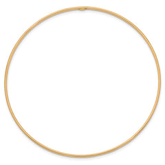 14k Polished 1.50mm Slip-on Round Bangle Bracelet