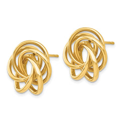 14k Love Knot Earrings - 2