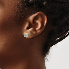 14k Diamond Post Earrings