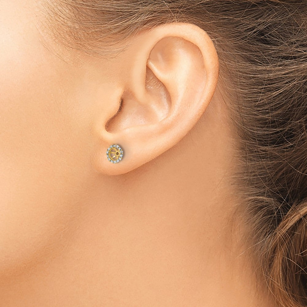 14k Diamond Earring Jackets