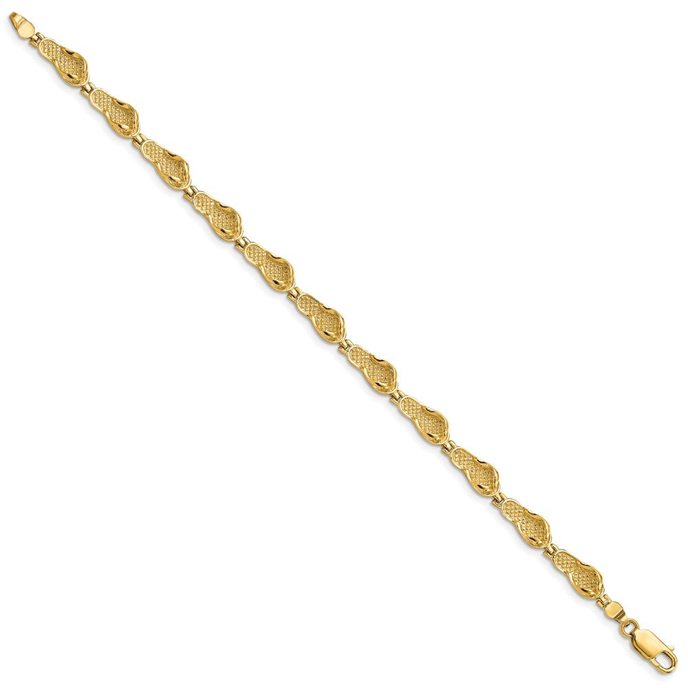 14k Flip Flop Bracelet