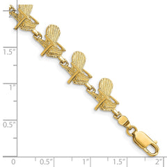 14k Beach Chair Bracelet
