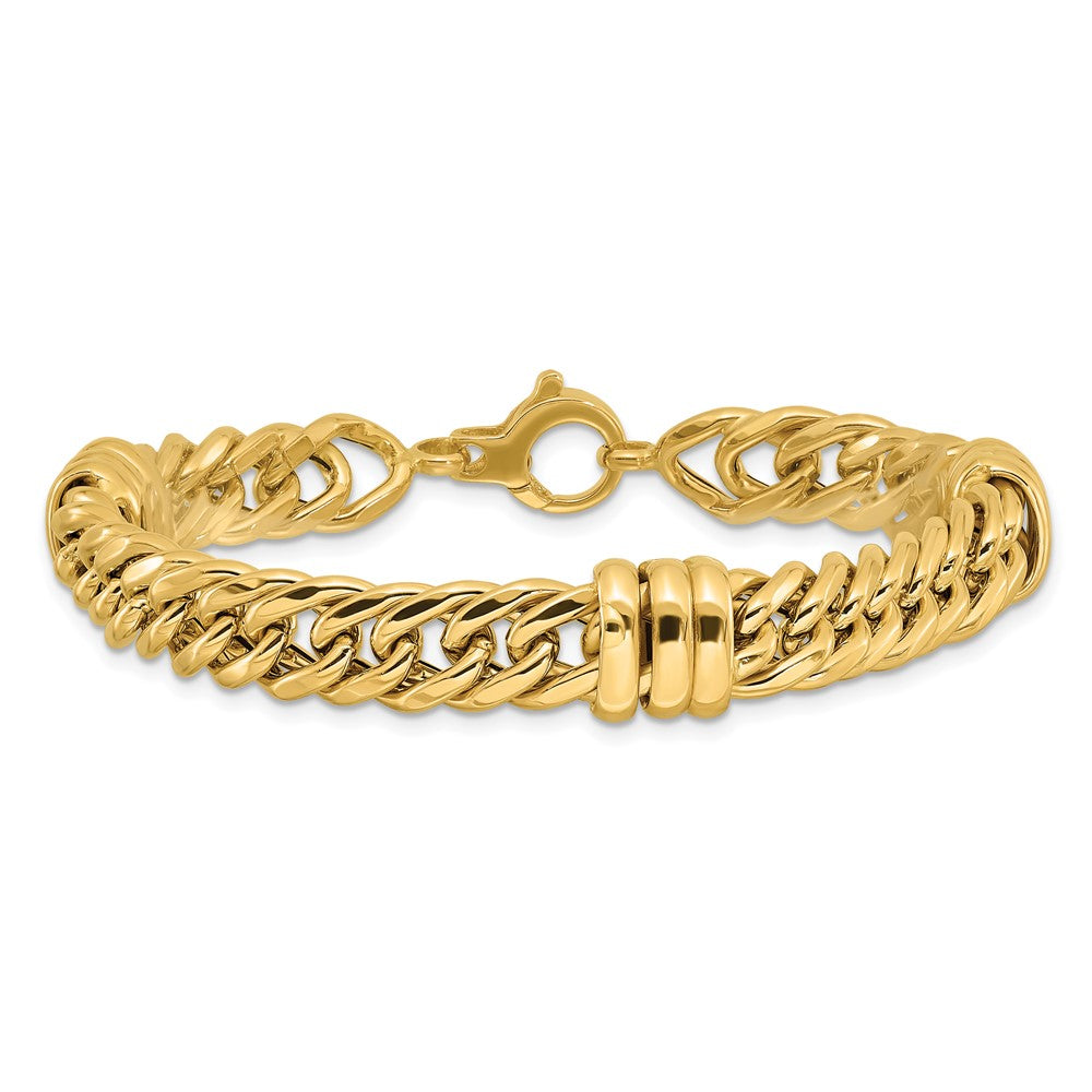 14K Polished Fancy Link Bracelet