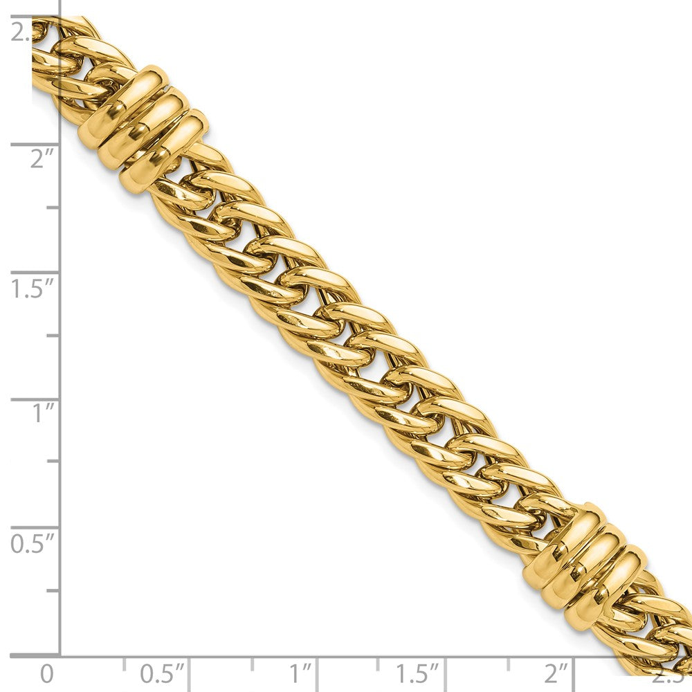 14K Polished Fancy Link Bracelet