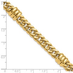 14K Polished Fancy Link Bracelet