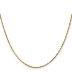 14K 24 inch .9mm Franco with Lobster Clasp Chain