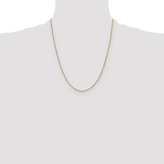 14K 22 inch .9mm Franco with Lobster Clasp Chain