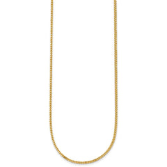 14K 18 inch 1.3mm Franco with Lobster Clasp Chain
