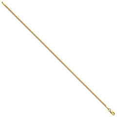 14K 8 inch 1.3mm Franco with Lobster Clasp Bracelet
