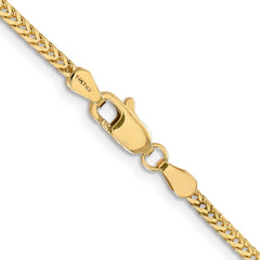 14K 20 inch 2mm Franco with Lobster Clasp Chain