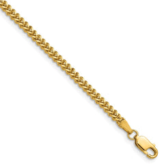 14K 18 inch 2mm Franco with Lobster Clasp Chain