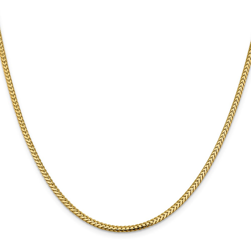 14K 26 inch 2.3mm Franco with Lobster Clasp Chain