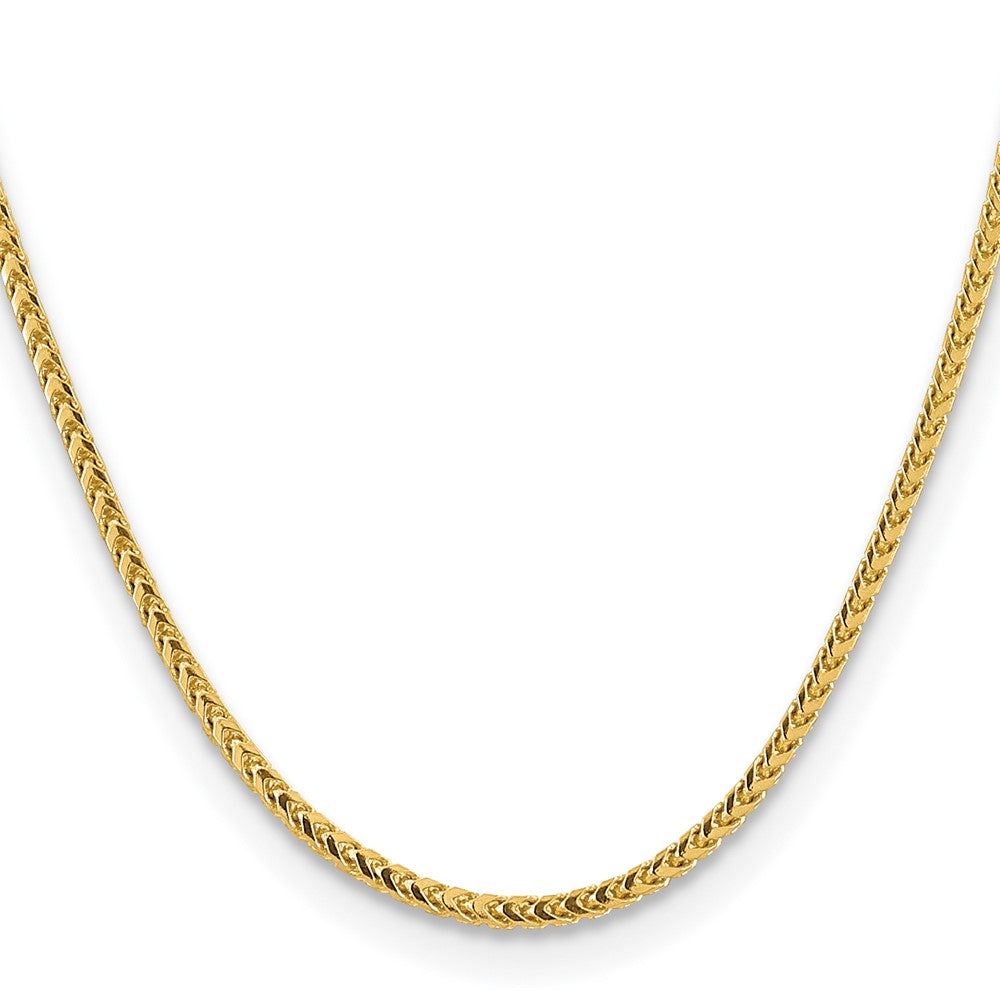 14K 20 inch 3mm Franco with Fancy Lobster Clasp Chain