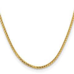 14K 20 inch 3mm Franco with Fancy Lobster Clasp Chain