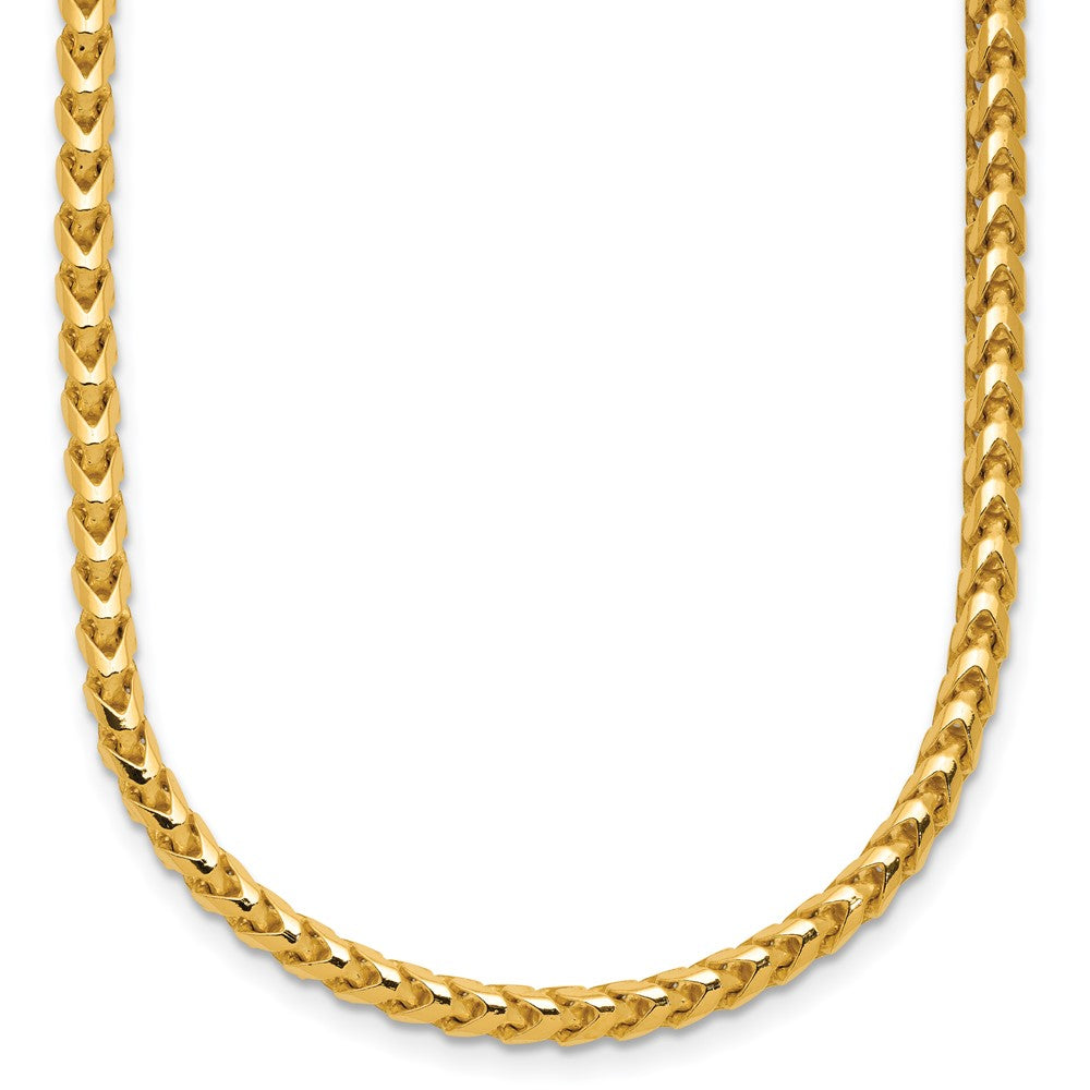 14K 20 inch 3mm Franco with Fancy Lobster Clasp Chain