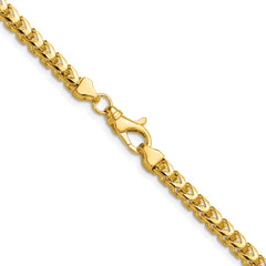 14K 18 inch 3.7mm Franco with Fancy Lobster Clasp Chain