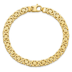 14k Polished Fancy Link Bracelet