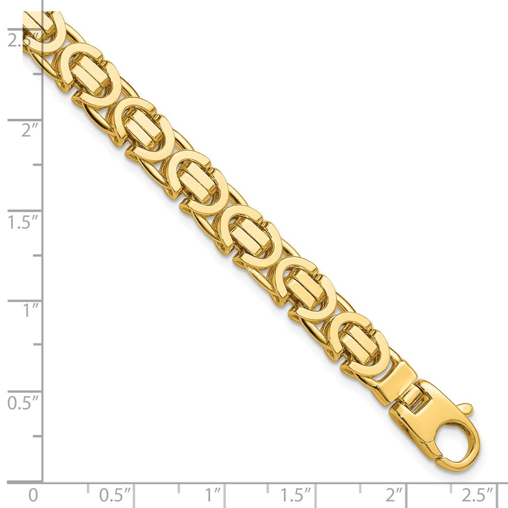 14k Polished Fancy Link Bracelet