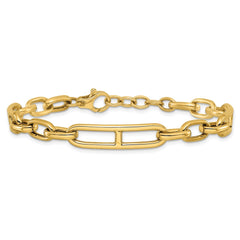 14k Fancy Link Bracelet