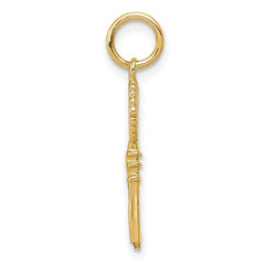 14K Polished Key Charm - 2