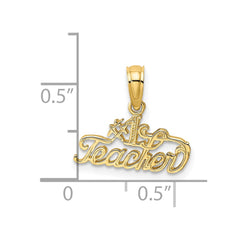 14k #1 TEACHER Charm - 2