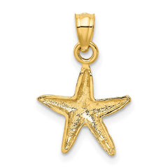14K Starfish Pendant - 5
