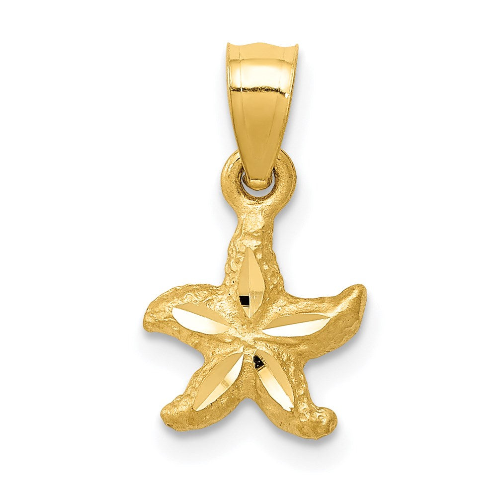14K Starfish Pendant - 2