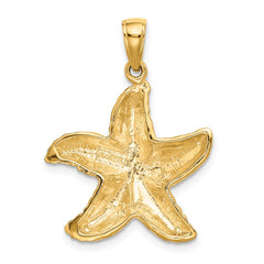 14k Starfish Pendant - 3