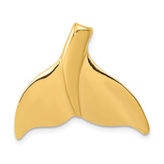 14K Whale Tail Chain Slide