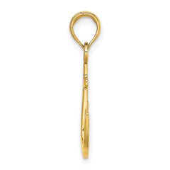 14k Anchor Pendant - 3