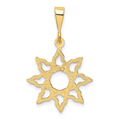 14k Sun Charm - 2