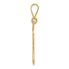 14k Heart In Awareness Pendant