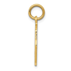 14k Comedy Mask Charm