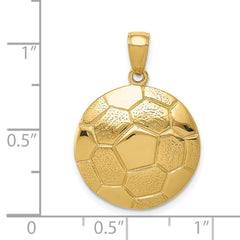 14k Soccer Ball Pendant - 3