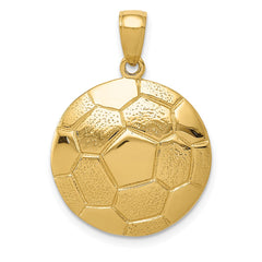14k Soccer Ball Pendant - 3