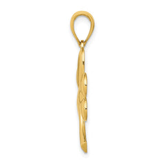14k Shamrock Charm - 3