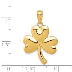 14k Shamrock Charm - 3