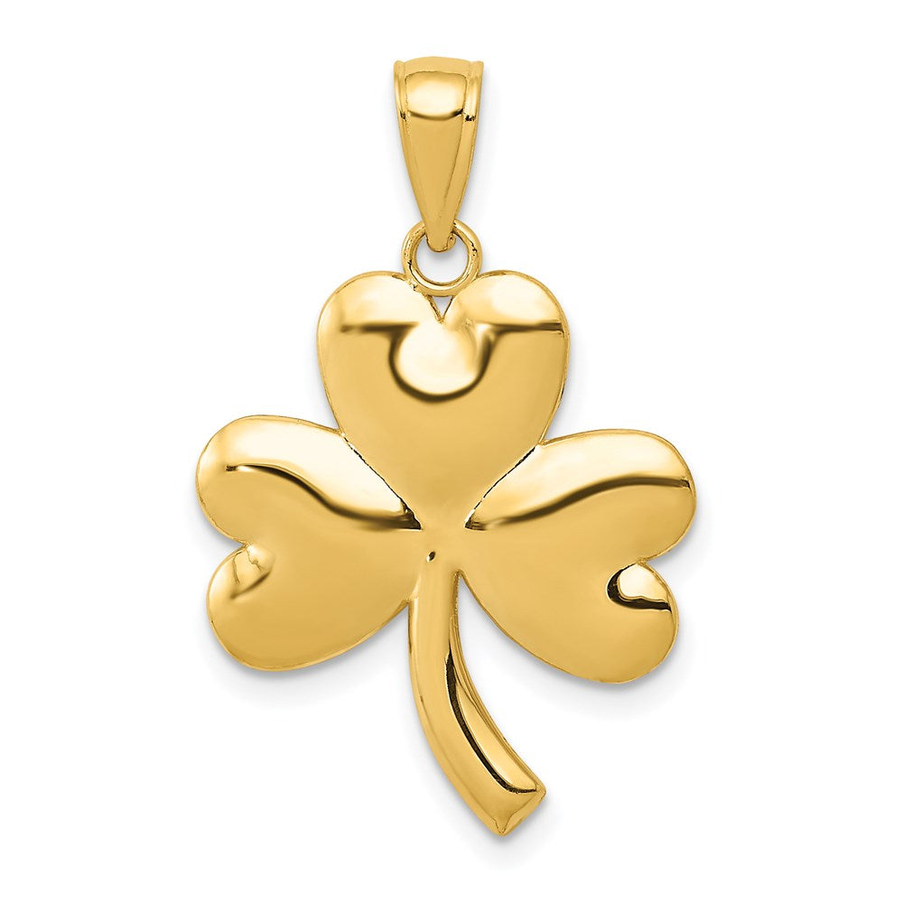 14k Shamrock Charm - 3