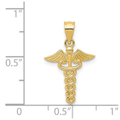 14k Caduceus Medical Pendant