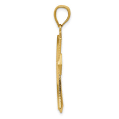 14k Passion Cross Pendant - 11