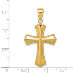 14k Passion Cross Pendant - 11