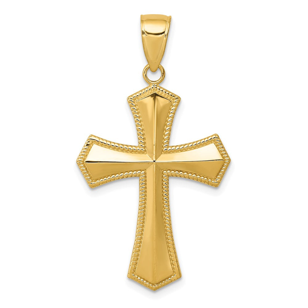 14k Passion Cross Pendant - 11