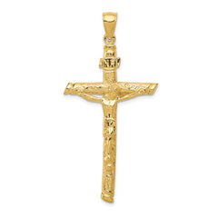 14k INRI Crucifix Pendant - 4