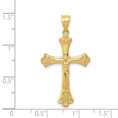 14k Crucifix Pendant - 6